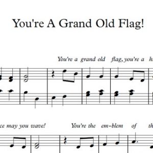 You’re A Grand Old Flag (Piano)