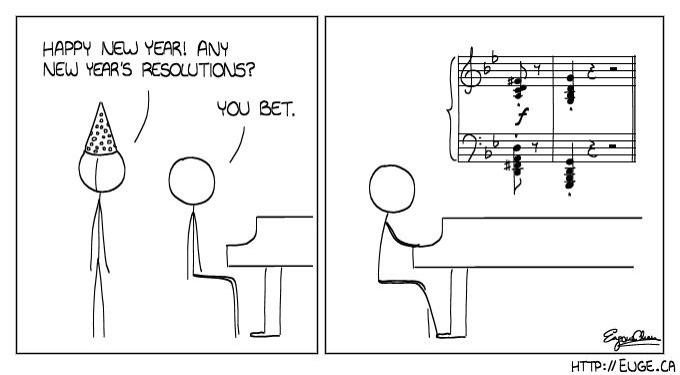 New Year's musical resolutions